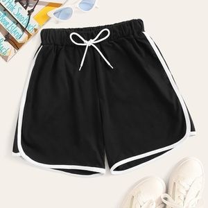 Black and white shorts!